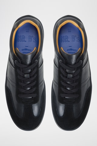 Leren Sneakers Langston - Zwart