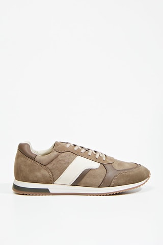 Sneakers in pelle Carpazo - Taupe