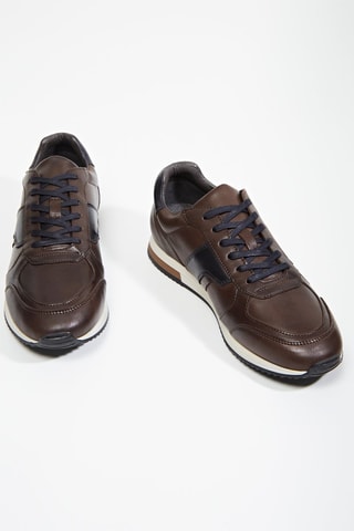 Sneakers in pelle Pianito - Marrone