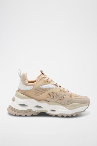 Sneakers Triplet M - Beige en Wit
