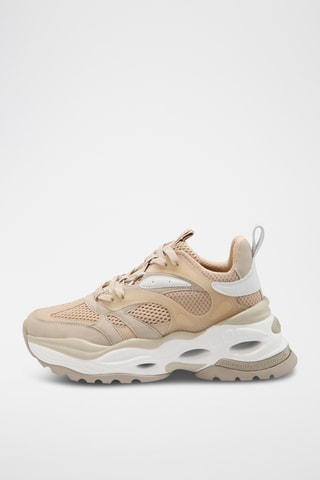 Sneakers Triplet M - Beige en Wit