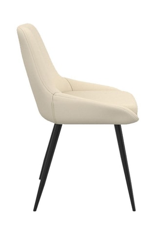 6 sedie Ornella - Beige e nero