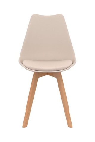 4 sedie Nordia - Grigio, beige, terracotta e grigio scuro 