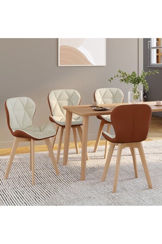 4 sedie in legno Gladys - 50 x 79 x 46 cm