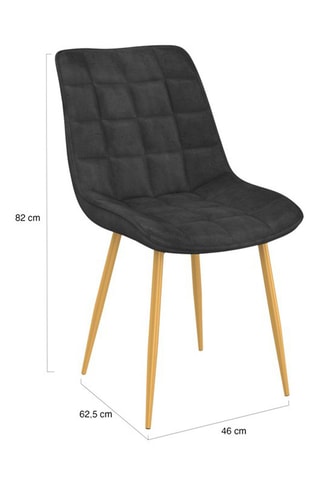 4 sedie in legno Mélinda - 20 x 46 x 62,5 cm