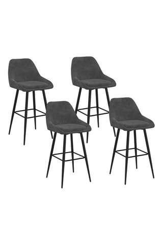 4 sgabelli da bar Olivia - 44 x 65 x 34 cm