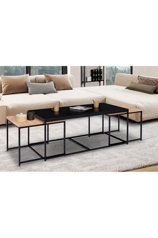 3 tavolini Liverpool - 113 x 60 x 45 / 53 x 53 x 40 cm