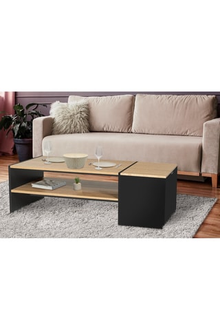 Tavolino con baule Zoe - 110 x 60 x 36 cm