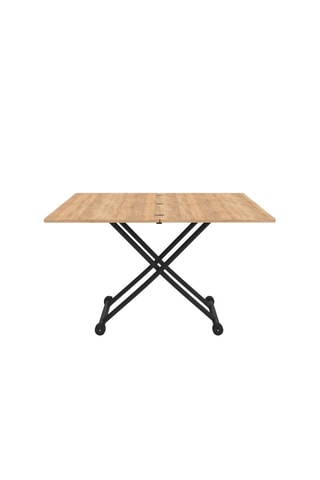 Tavolino regolabile Tribeca - Effetto legno - 100 x 57-114 x 30-75 cm