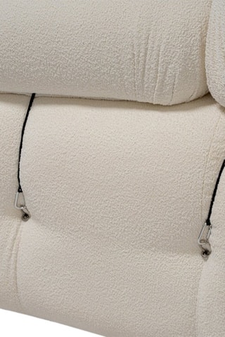 Canapé d’angle droit modulable Bubble - Blanc