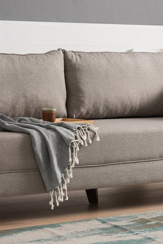 Canapé convertible Bella - Crème - 3 places