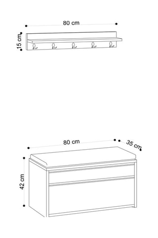 Ensemble d'entrée Boby - 2 pièces