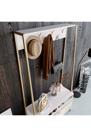 Meuble d'entrée Devin - 94 x 180 x 25,3 cm