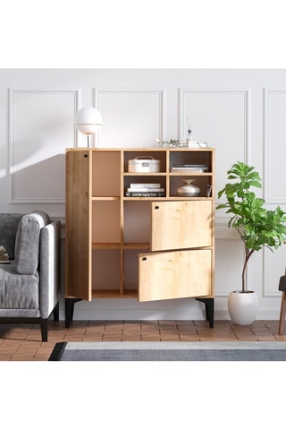 Meuble de rangement 3 portes - 100 x 35 x 125 cm