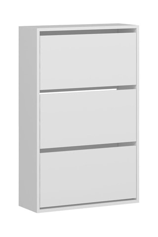 Meubles à chaussures 3 abattants Lupa - Blanc