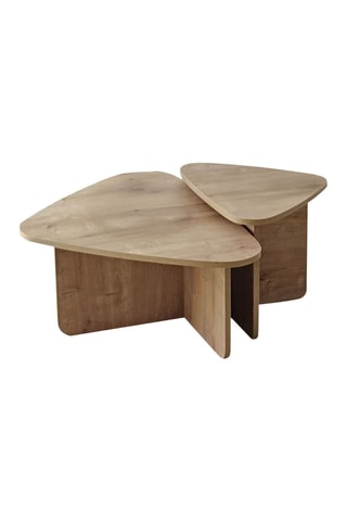 2 tables gigognes Ballare Set  - 90 x 35 x 60 / 60 x 40 x 40 cm
