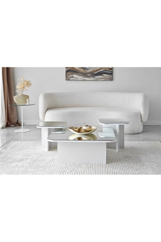 3 tables gigognes - Blanc