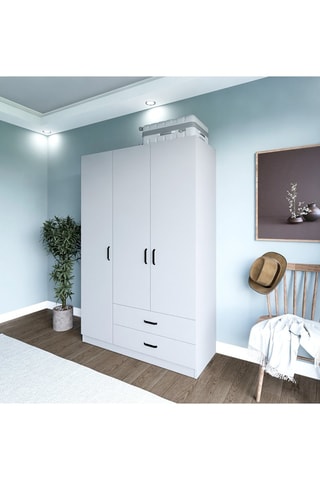 Armoire 3 portes Yaman - 120 x 181 x 45 cm