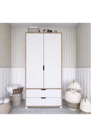 Armoire 2 portes  - 90 x 45 x 183 cm