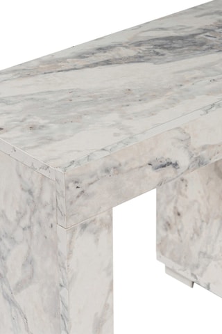 Meuble TV 2 abattants Enclave et gris - 180 x 50 x 31,3 cm