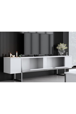 Meuble TV 2 abattants - 180 x 50 x 30 cm