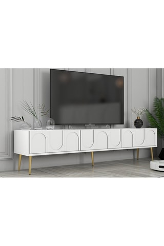 Meuble TV 1 porte Lyon 43  - 180 x 43 x 35 cm