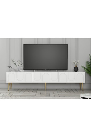Meuble TV 1 porte Lyon 43  - 180 x 43 x 35 cm