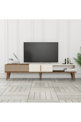 Meuble TV 2 portes Milan Alt  - 180 x 40 x 35 cm