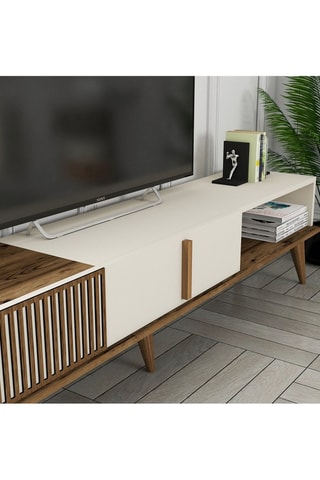 Meuble TV 2 portes Milan Alt  - 180 x 40 x 35 cm