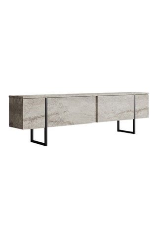 Meuble TV 2 abattants Luxe - 180 x 50 x 30 cm