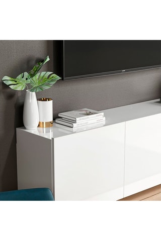 Meuble TV 3 portes - 150 x 31 x 44 cm