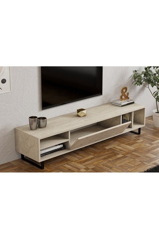 Meuble TV abattant Safir - 160 x 35 x 40 cm