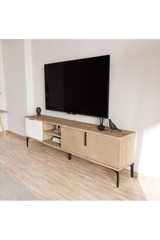 Meuble TV 3 portes Tarz - 180 x 49 x 33 cm