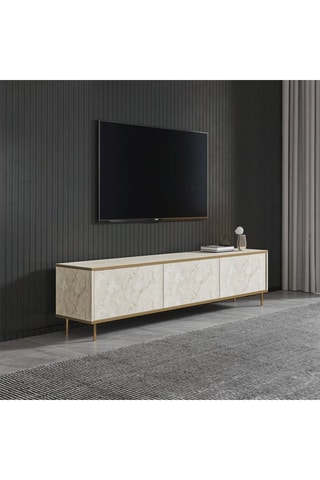 Meuble TV 3 abattants Imaj - 180 x 45,2 x 35 cm