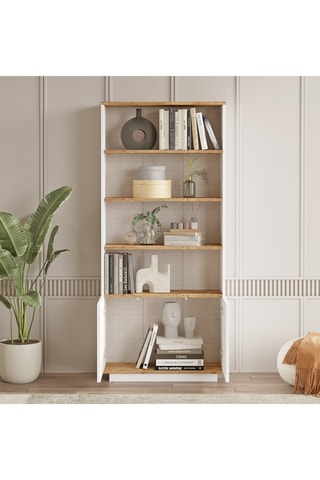 Bibliothèque 2 portes Fr16-Aw - 77,5 x 168,3 x 26,8 cm