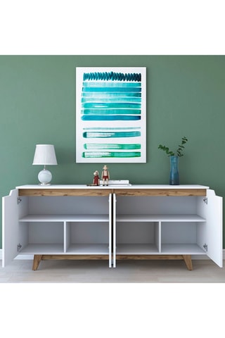 Buffet 4 portes - 180 x 78,6 x 45 cm