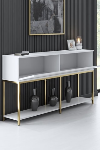 Console 2 abattants - 150 x 80 x 30 cm