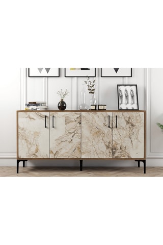 Console 4 portes - 160 x 78 x 35 cm