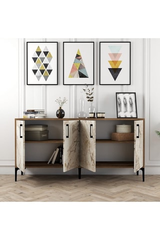 Console 4 portes - 160 x 78 x 35 cm