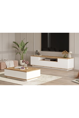 Ensemble meubles de salon - 180 x 44,6 x 44,5 cm - 90 x 28,6 x 60 cm