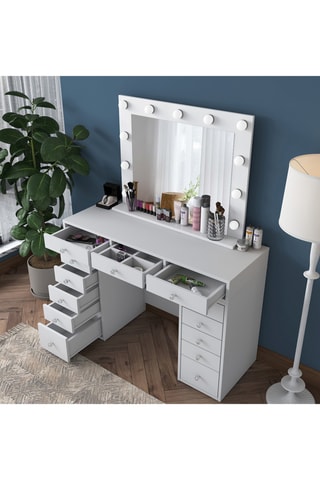 Coiffeuse - 120 x 81,6 x 44,5 cm / 90 x 71,8 x 15 cm