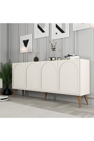 Buffet 4 portes Lyon 81 - 180 x 81 x 35 cm