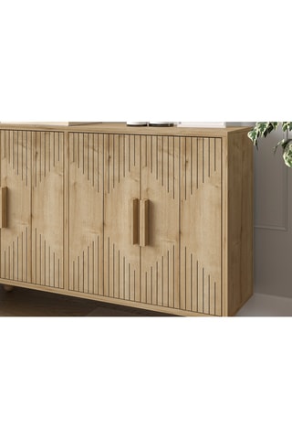 Buffet 2 abattants Roger - 120 x 73,6 x 29,6 cm