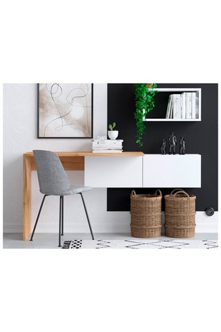 Bureau 2 portes Tiff - 74 x 145 x 45 cm