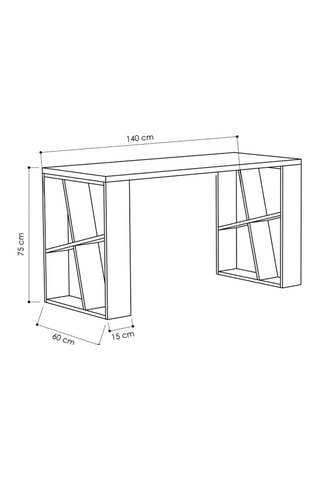 Bureau - 140 x 60 x 75 cm