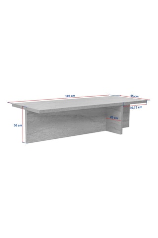 Table basse Harbor - 120 x 45 x 3 cm