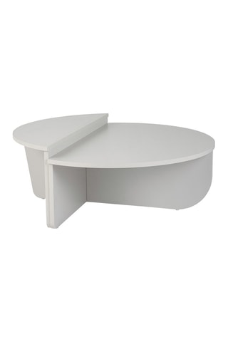 2 tables basses gigognes Orion - Blanc
