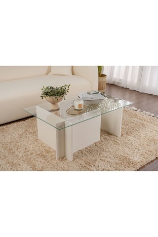Table basse Vetrino - Blanc