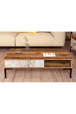 Table basse Istanbul - Imitation noyer