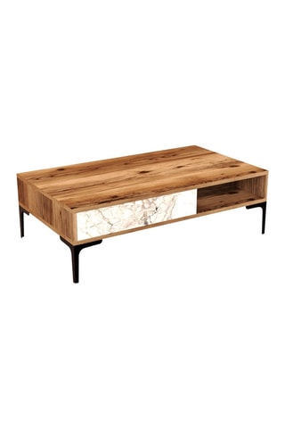 Table basse Istanbul - Imitation noyer